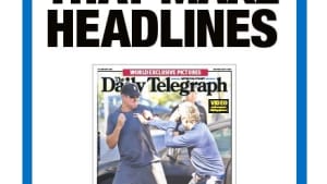 Daily Tele uses news making headlines for brand campaign